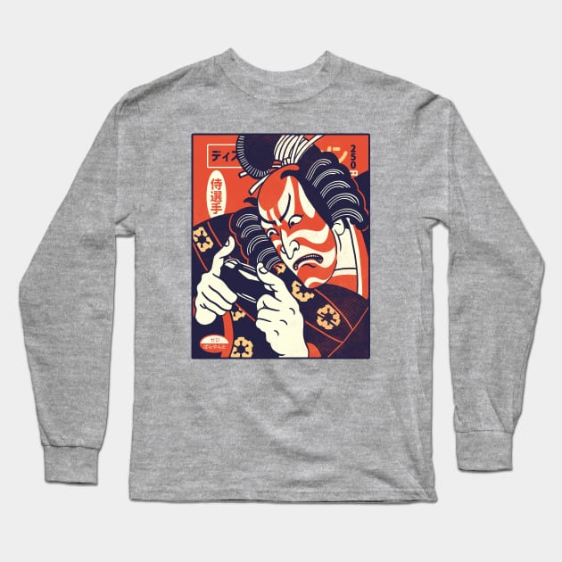 Gamer Series: Samurai ( For Light Shirts) Long Sleeve T-Shirt by zerobriant